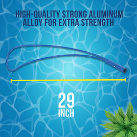 US Pool Supply safety hook pole attachment fits 1-1/4-inch poles.