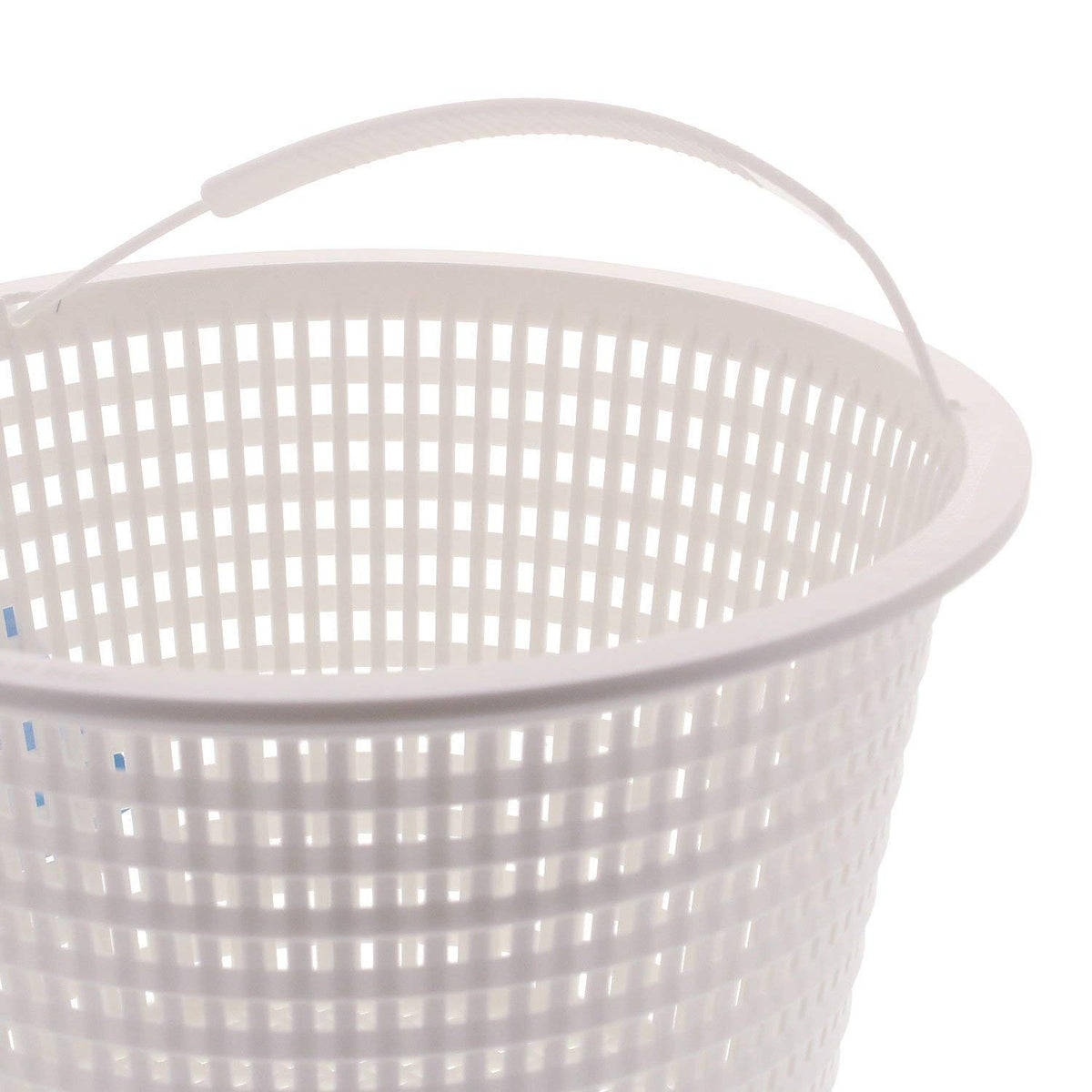 US Pool Supply debris-capture basket demonstrates chlorine-resistant mesh for daily pool cleaning.
