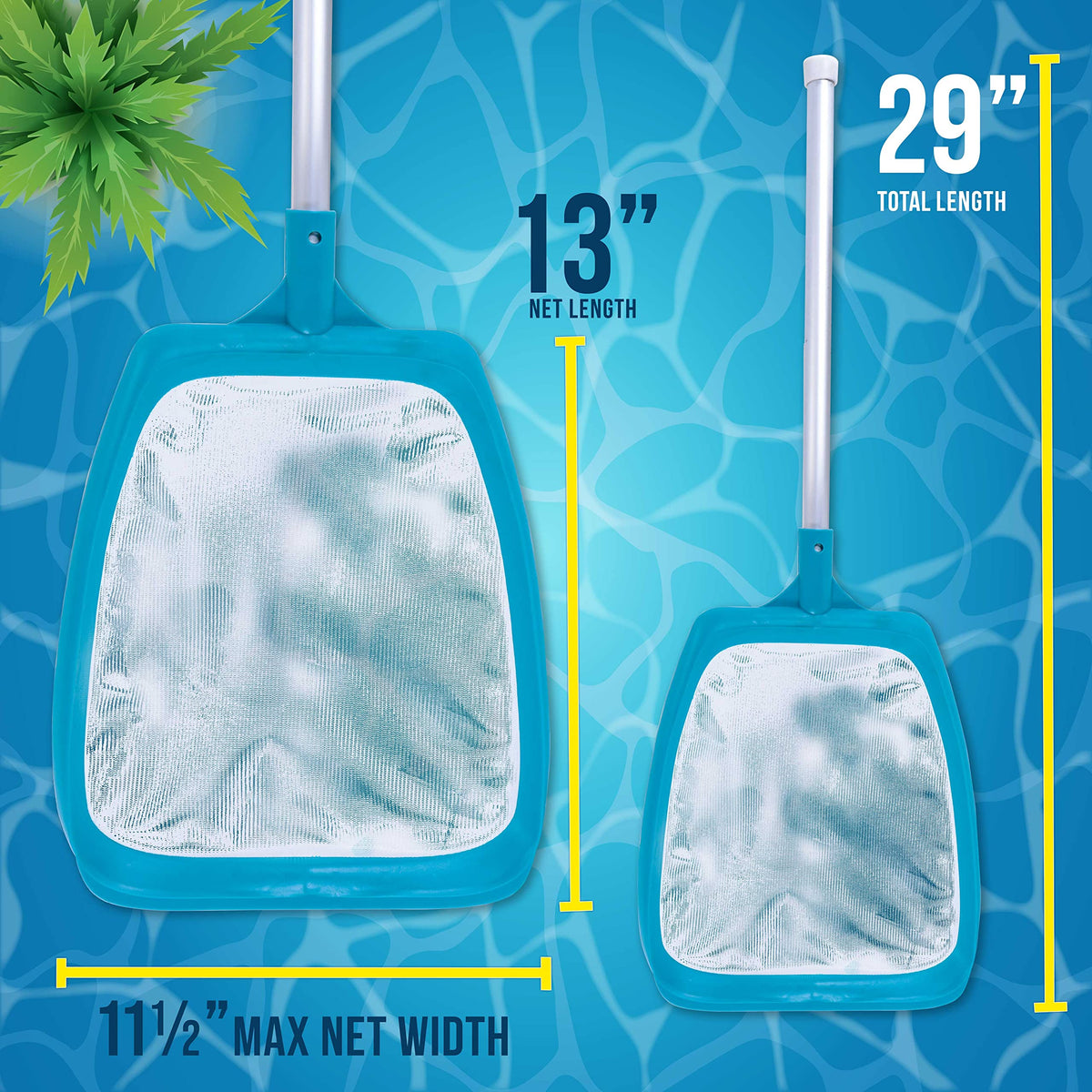 U S Pool Supply spa and pool skimmer nets gentle surface debris removal