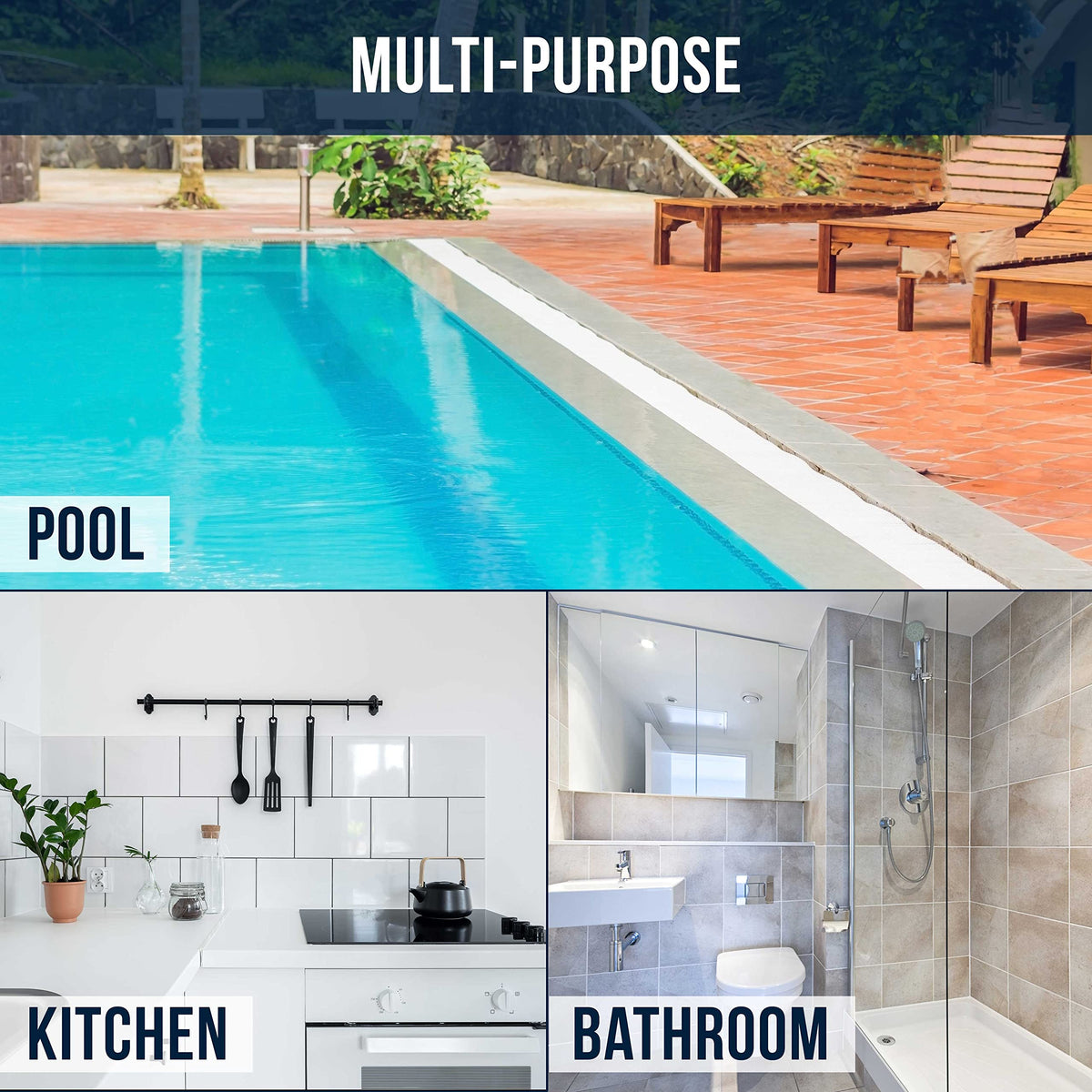 U.S. Pool Supply two-pack scrub set in action for clean showers
