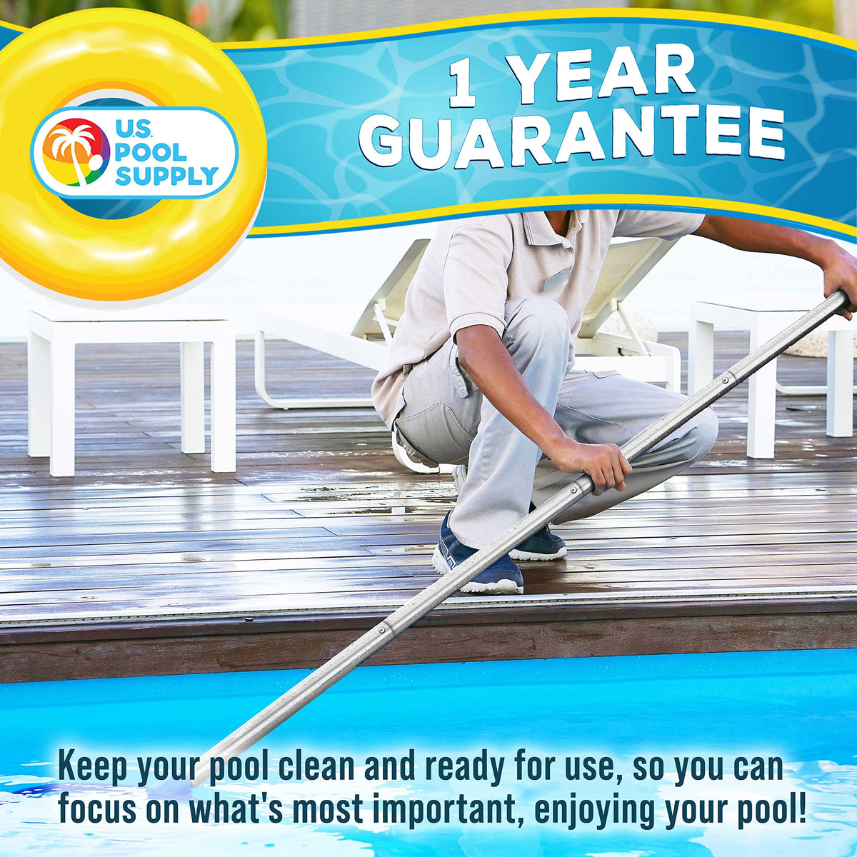 US Pool Supply compact storage solution for home pool care