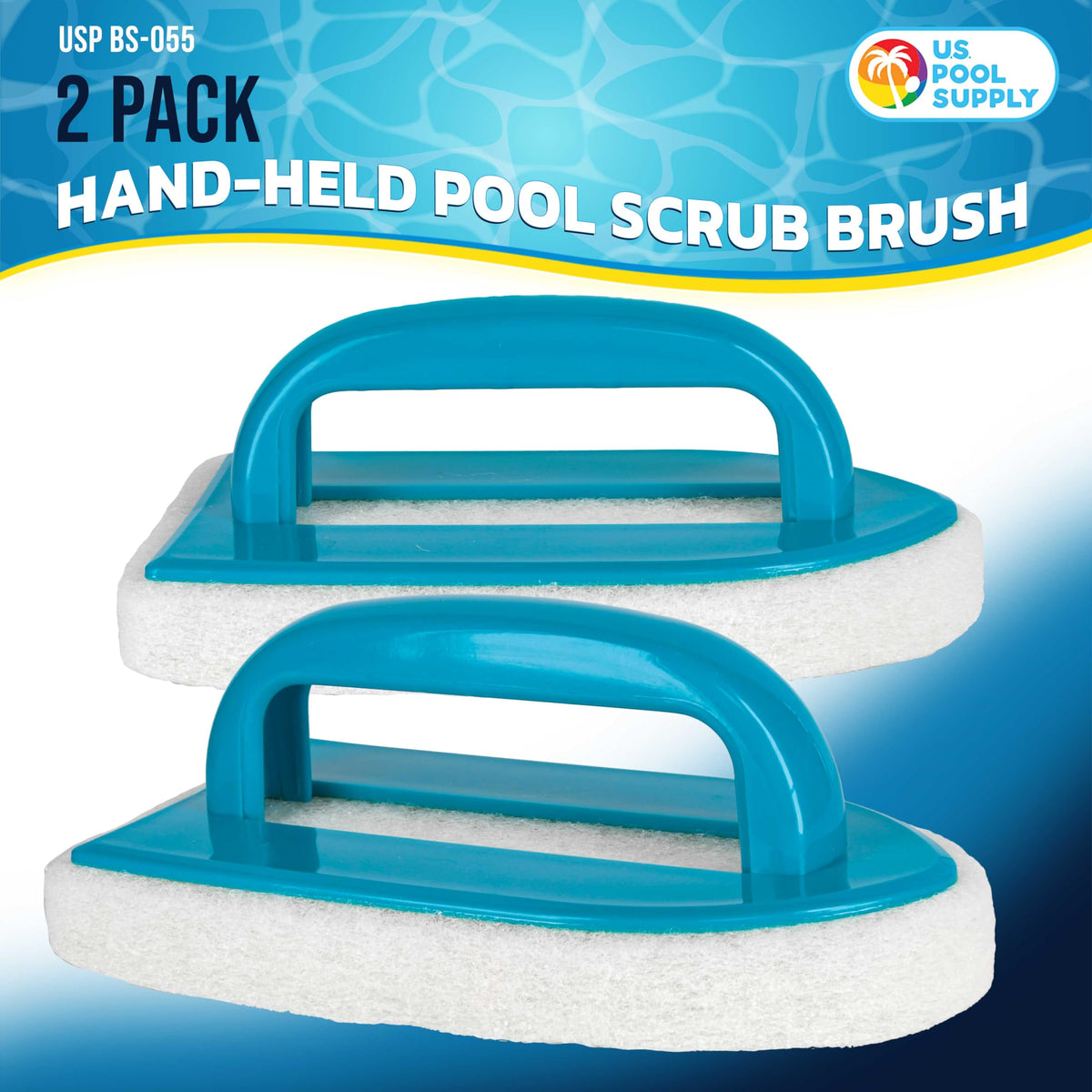 US Pool Supply surface scrubbing sponge pad on walls for grime