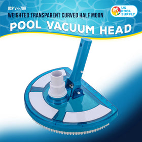 US Pool Supply swivel connection allows easy hose attachment for versatile cleaning.
