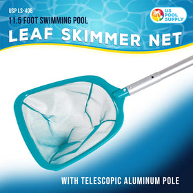 U.S. Pool Supply telescopic aluminum pole extends from 2.7 to 10.5 feet for reach