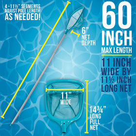 Ultra-fine mesh bag captures tiny debris without snagging