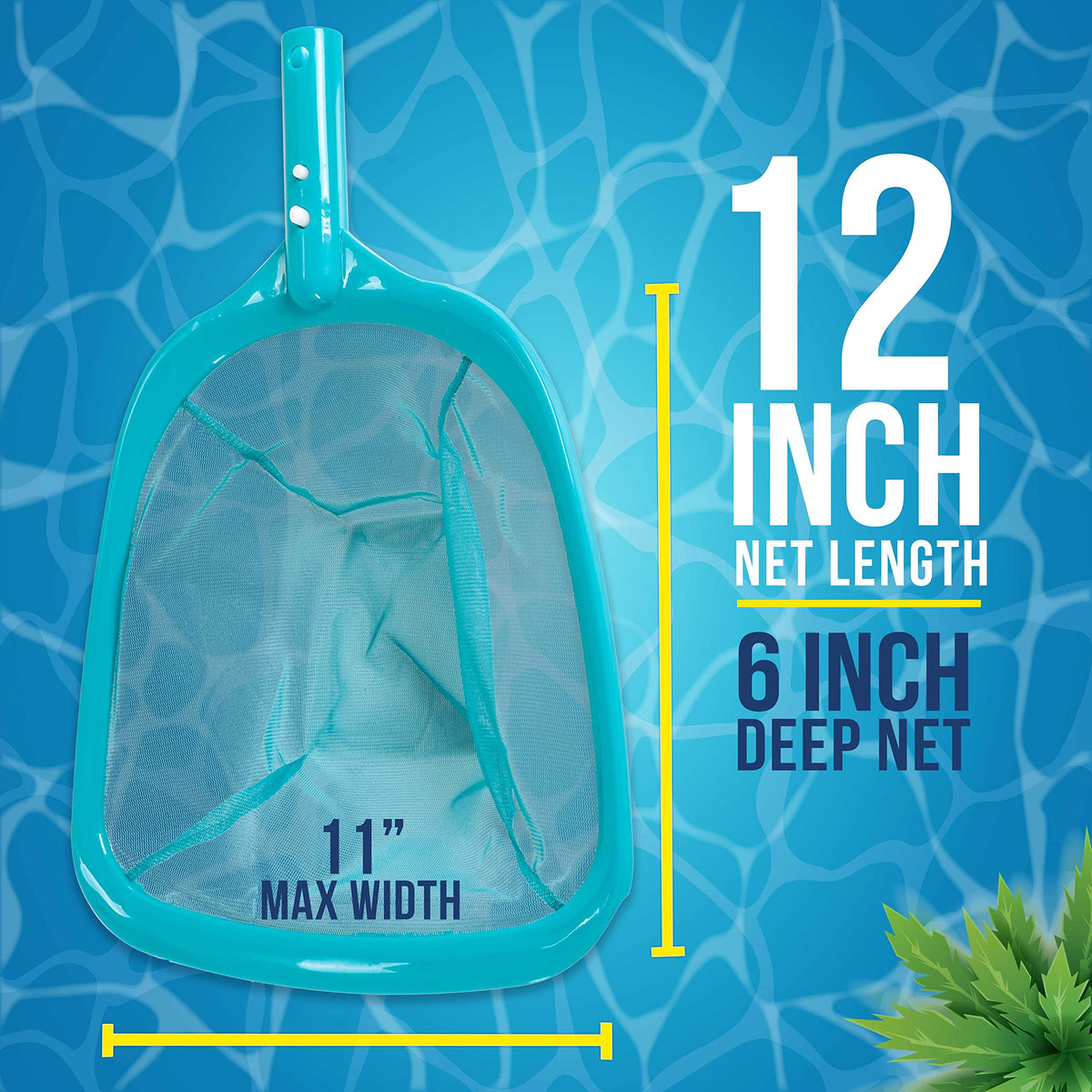 U.S. Pool Supply ultra-fine mesh basket captures tiny debris without spillage