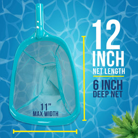 U.S. Pool Supply ultra-fine mesh basket captures tiny debris without spillage