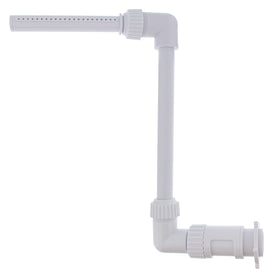 US Pool Supply waterfall spray fountain installation on a pool return jet for easy setup