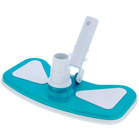 US Pool Supply weighted butterfly vacuum head maintains floor contact for vinyl pool cleaning.