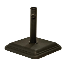 US Weight bronze 26 lb umbrella base top view for patio table stability