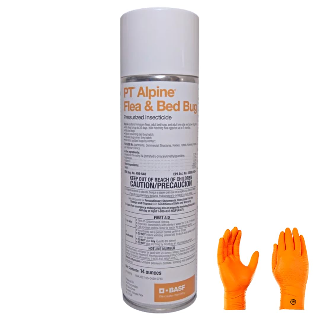 USA Supply Alpine pressurized insecticide can for flea and bed bug control.