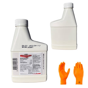 Crossfire product label on USA Supply bottle highlighting residual performance