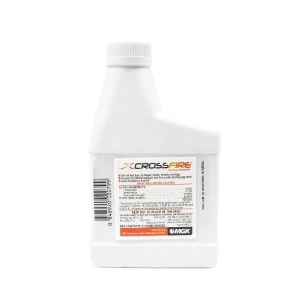 Packaging display of Crossfire 13 oz bottle
