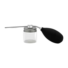 USA Supply Defense Dust puffer in use makes application easy around entry points.