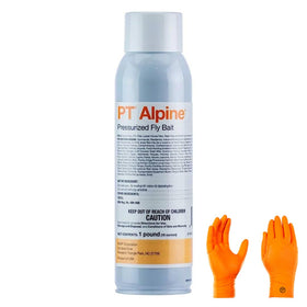 USA Supply PT Alpine fly bait can, side view, ready for use in fly control