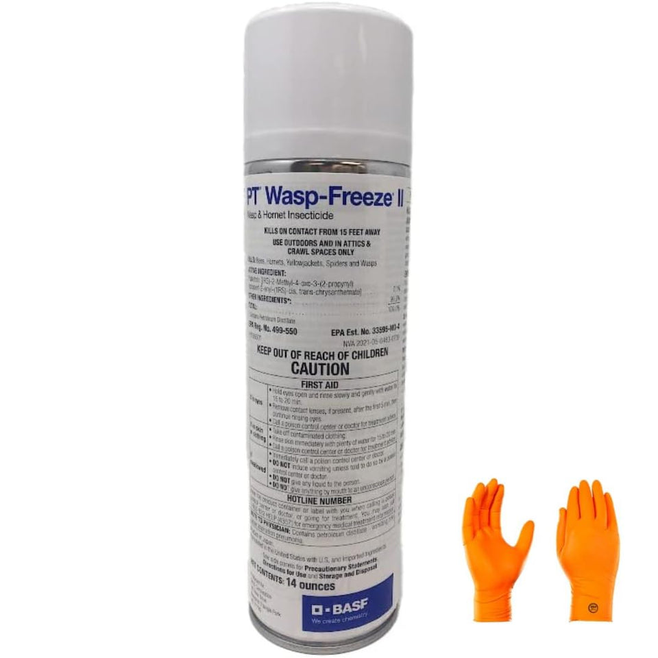 USA Supply PT Wasp-Freeze II extended reach spray for safer nest targeting