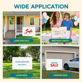 USCNC yard signs suitable for indoor or outdoor events