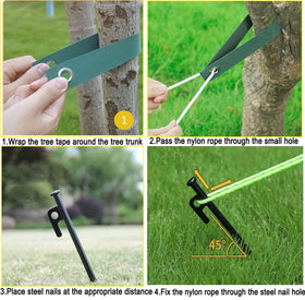 USEDGDIG heavy-duty stakes resist bending in challenging soil and weather.