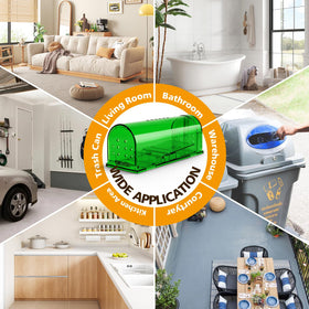 USKICH easy-clean mouse trap washes clean after each use