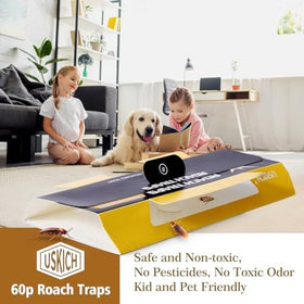 USKICH easy installation roach traps under sinks and cabinets