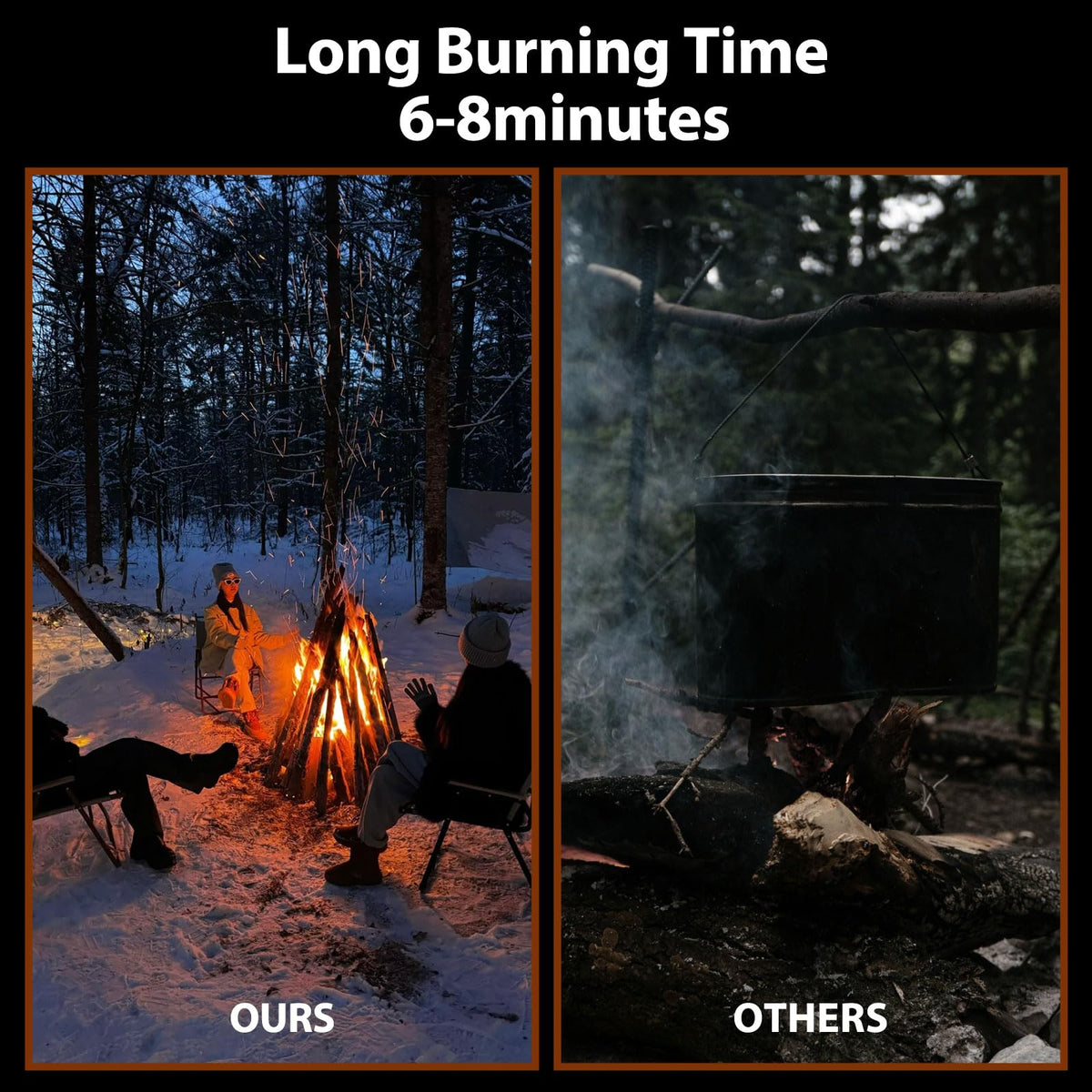 USKICH Fire Starter Squares easy to use with simple setup steps.