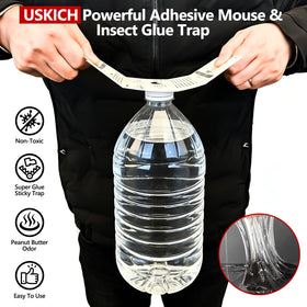 USKICH peanut butter scented glue boards attract insects and rodents without chemicals.