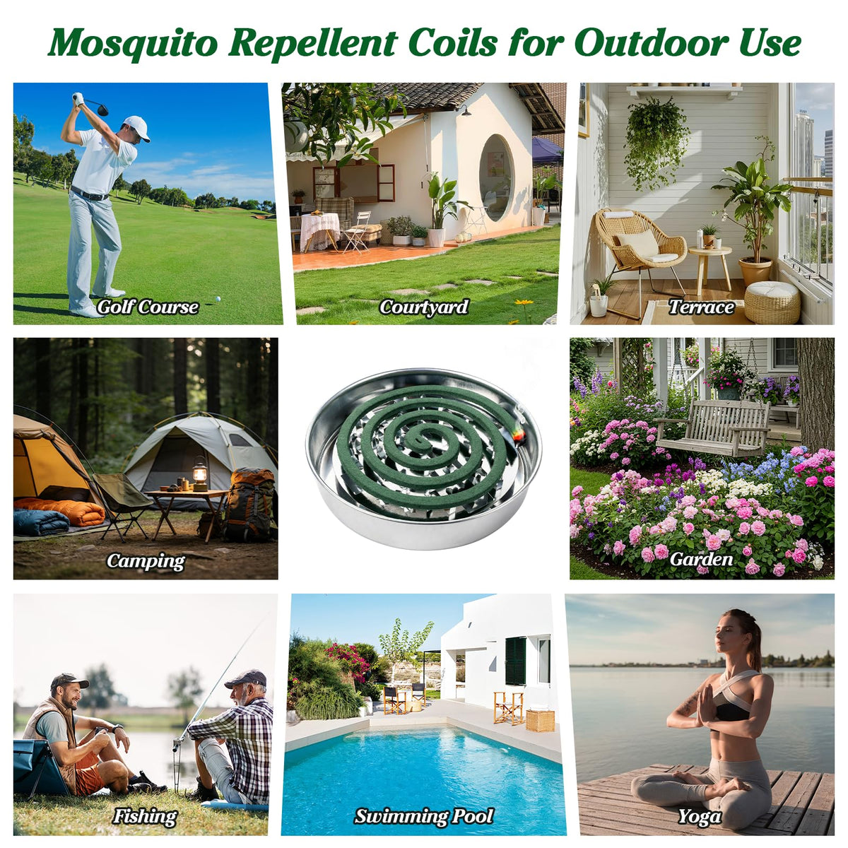 USKICH value-packed outdoor setup for patio and camping use