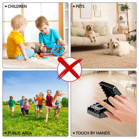 USKICH family-friendly trap requires caution around pets and children.