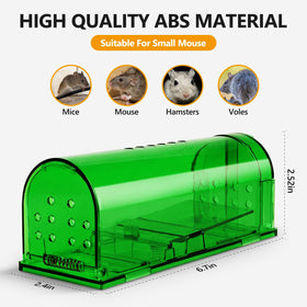USKICH reusable mouse trap made from durable materials for long-lasting care