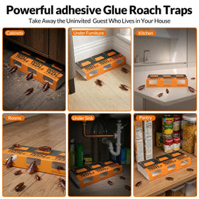 USKICH roach trap for garage or shed use provides flexible pest control