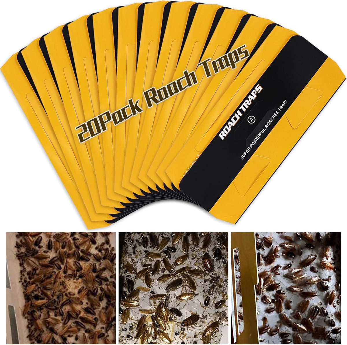 USKICH roach traps indoors for long-lasting control