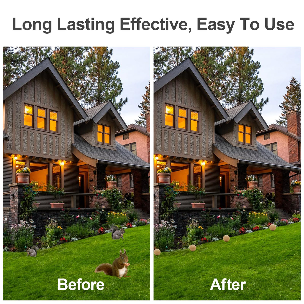 USKICH Squirrel Repellent gloves included for clean handling and setup.