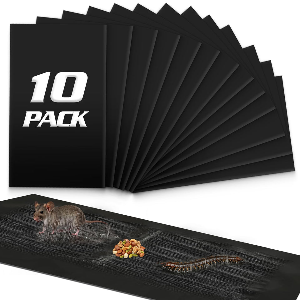 USKICH sticky mouse trap large 23x11 setup shows easy placement for quick pest control