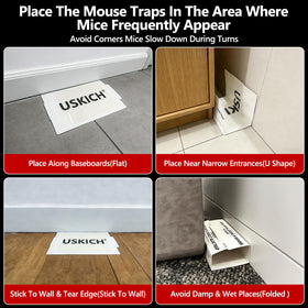 USKICH wide-coverage traps suitable for residential, commercial, and industrial settings.