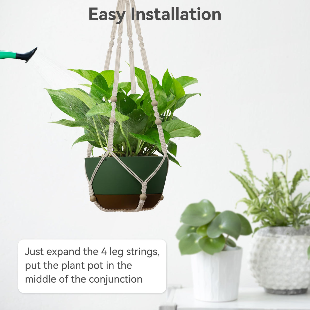 USLAI hanger demonstrates simple, quick installation