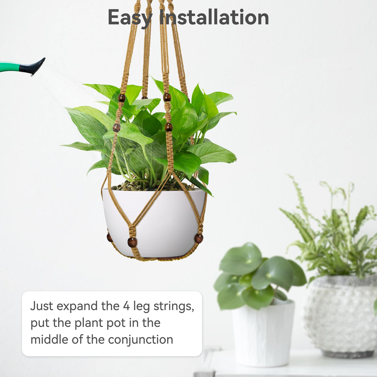 USLAI boho minimalist hanger blends with modern décor.