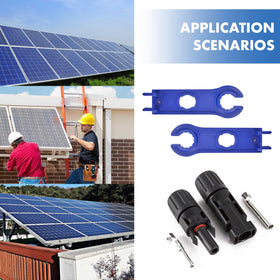 Usngsny outdoor solar installation with panels and cables