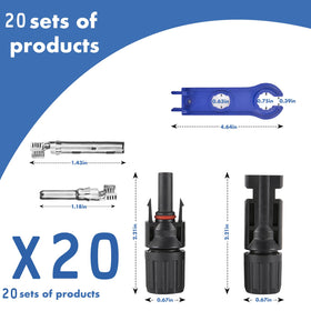 Usngsny solar connector female IP67 for waterproof pairing
