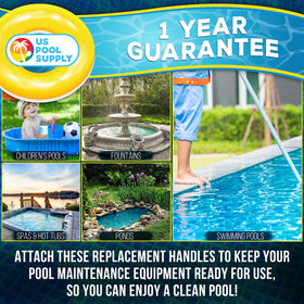 U.S. Pool Supply compatible with above-ground and in-ground pool accessories.
