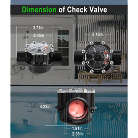Ussuray 180-degree valve design prevents reverse flow reliably