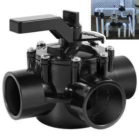 Ussuray 3-Way valve replacement for 1.5-inch piping enables reliable flow control.