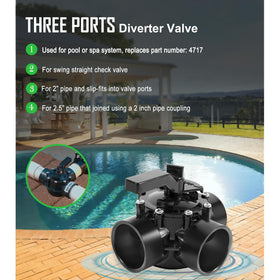 Ussuray-4717-valve-replacement-body highlights robust CPVC/PVC construction for reliable pool performance.