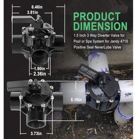 Ussuray valve designed for up to 150 PSI and 170 GPM.