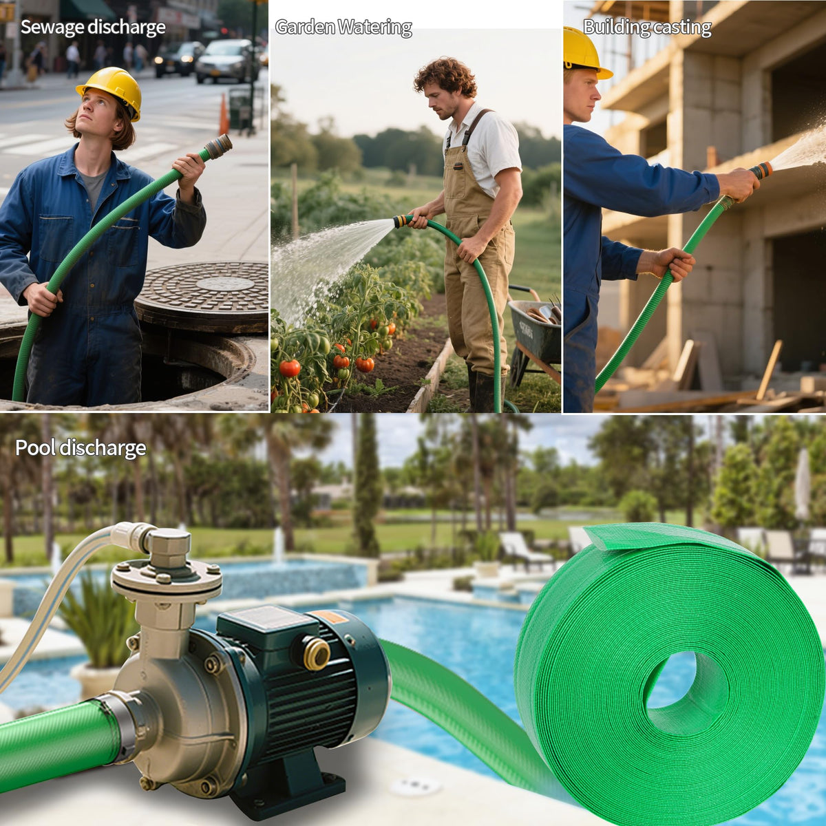 USTAR quick-connect compatibility simplifies hose connections.
