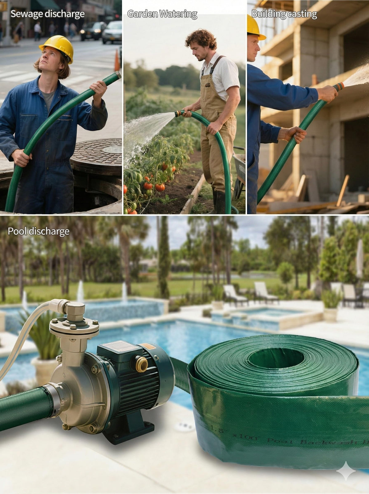 USTAR universal connection works with most pumps and filters.