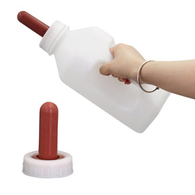 USUNFARM screw nipple calf bottle cap provides a secure, hygienic seal for feeding.