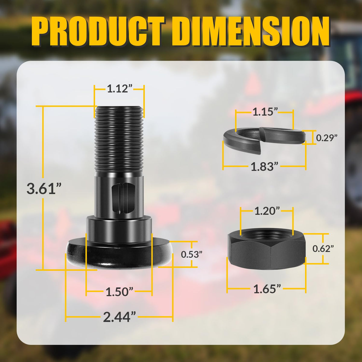 Usvehj 63607 forged steel construction for durability