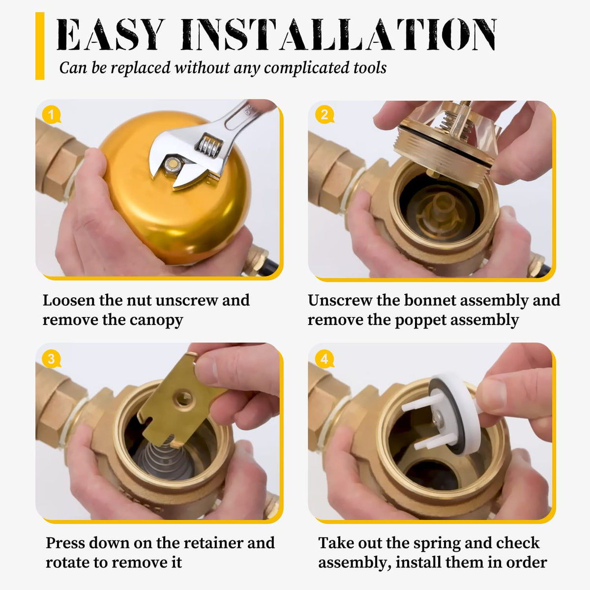 usvehj nut and screw pack—complete kit for quick installation.