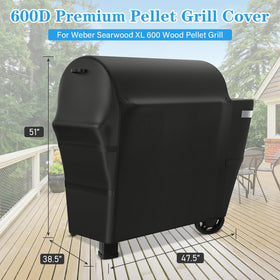 Utheer 600D waterproof fabric cover provides rugged outdoor protection