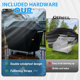 Utheer 60-inch grill cover dimensional label helps verify size